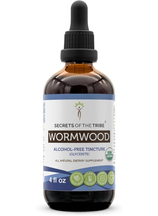 Secrets of the Tribe Wormwood USDA Organic Alcohol-FREE Extract - Image 1